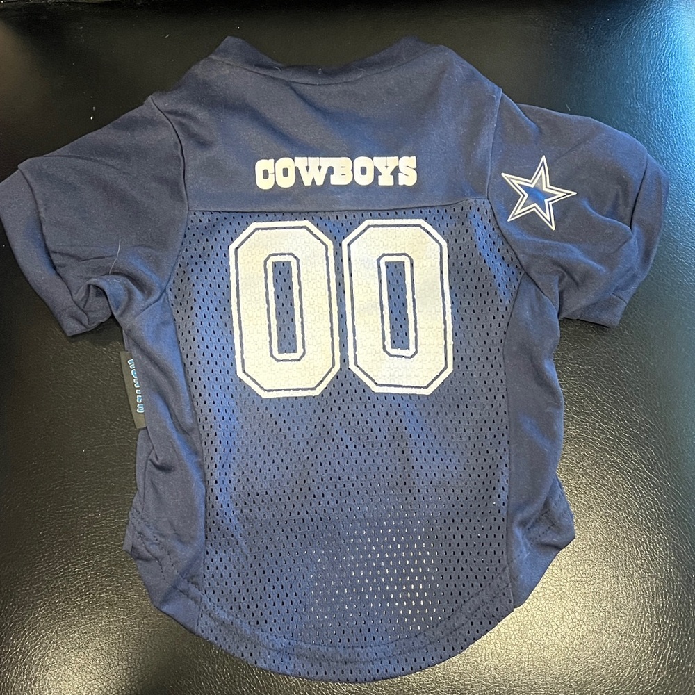 Hunter Navy Cowboys Dog Jersey